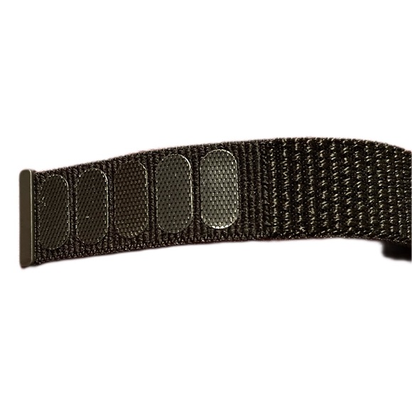 Black Stretchy Velcro Adjustable Apple Watch Bands - Picture 4 of 7